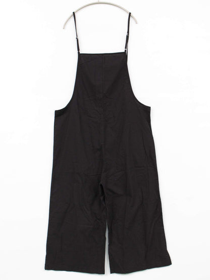 サロペット/オーバーオール/オールインワン・サロペット/ブラック/XL