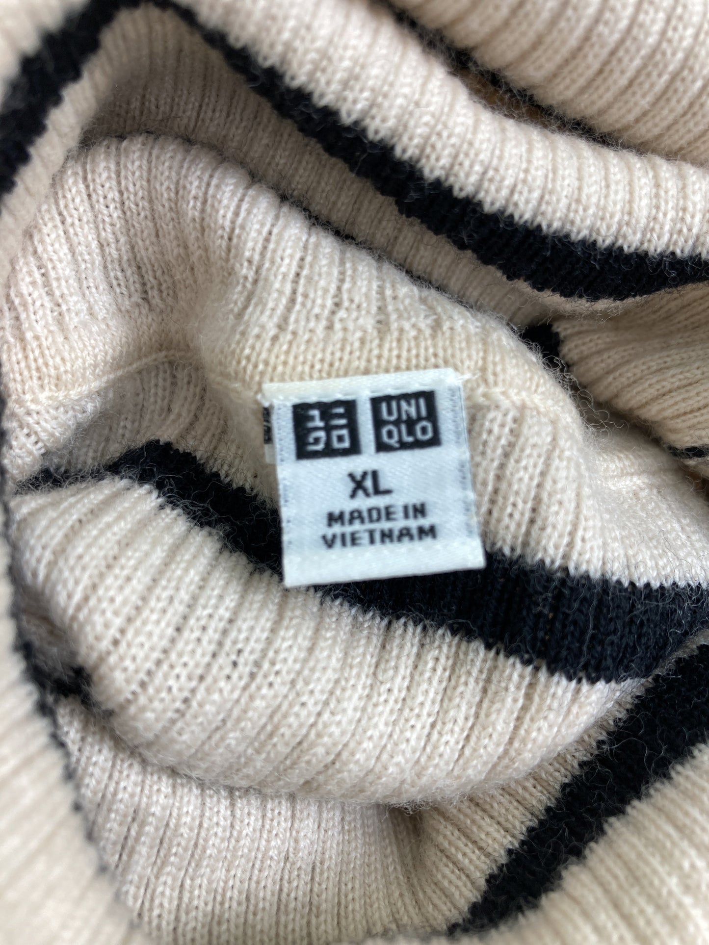 UNIQLO/ユニクロ/ニット/セーター/トップス/ベージュ/XL