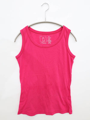 Perfect fit tank Cotton ginny/タンクトップ/トップス/ピンク/S