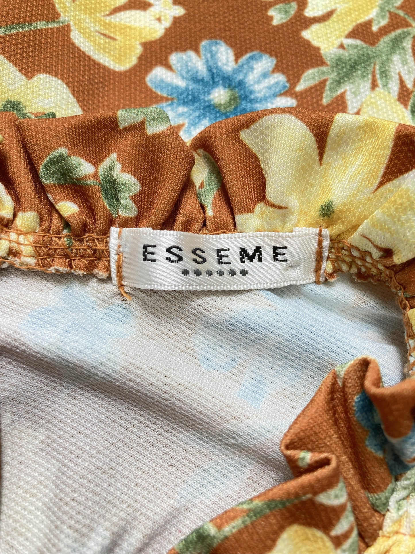 ESSEME/ノースリーブ/トップス/ブラウン/M