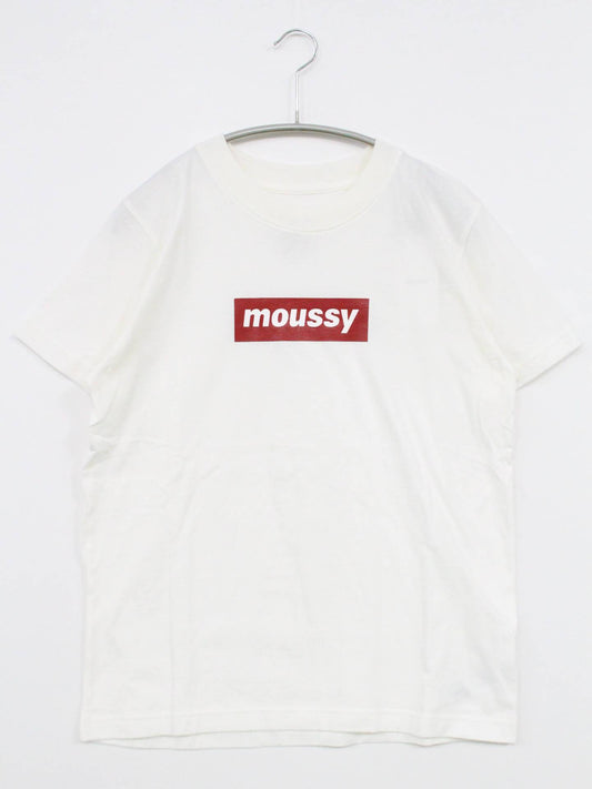 MOUSSY/マウジー/Tシャツ/カットソー/トップス/ホワイト/FREE