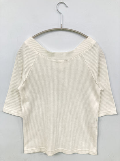 GLACIER/グラシア/ニット/セーター/トップス/ホワイト/M