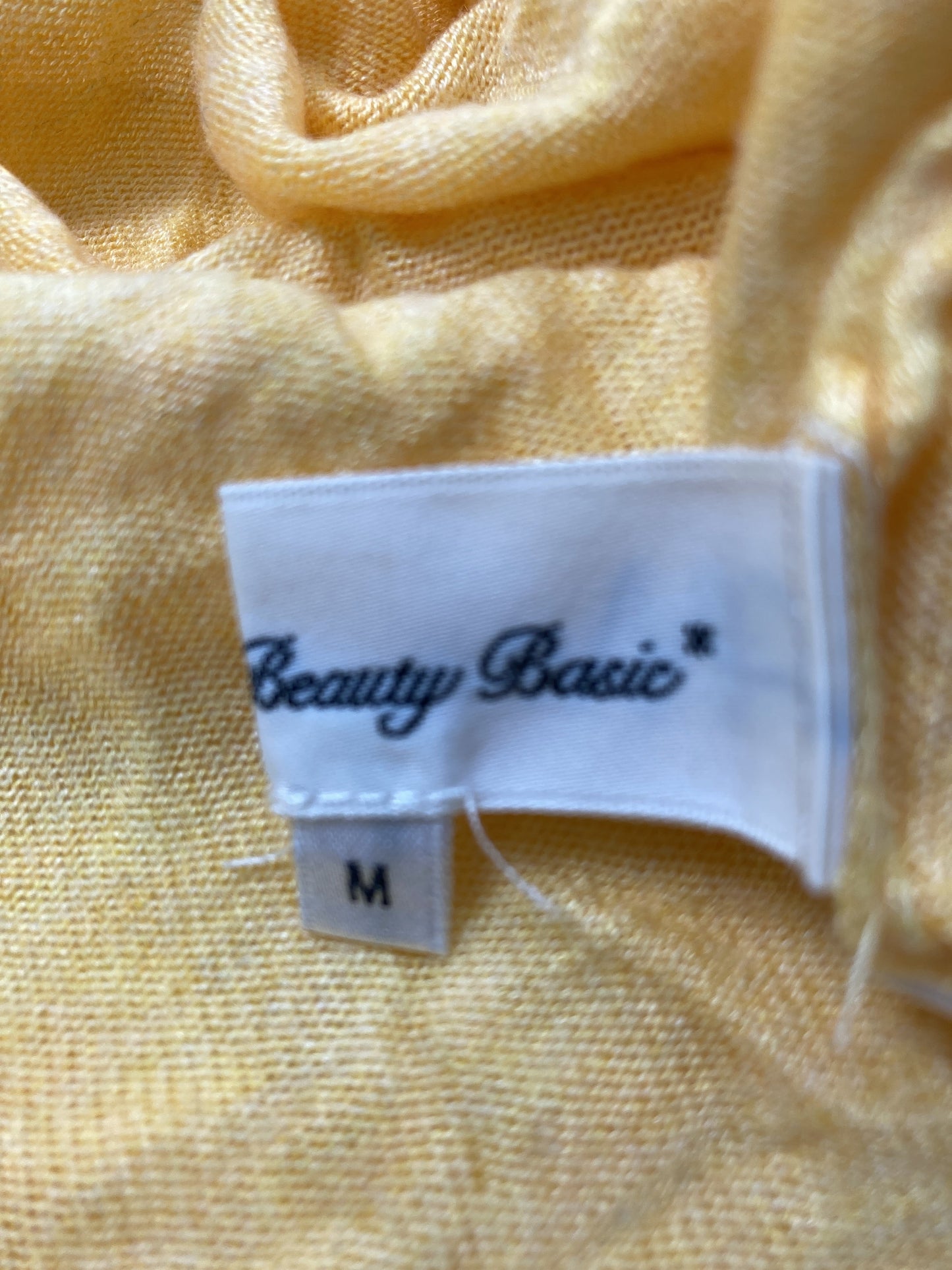 NATURAL BEAUTY BASIC/ナチュラルビューティーベーシック/カーディガン/ボレロ/トップス/イエロー/M