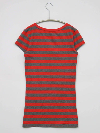 Derek Heart/Tシャツ/カットソー/トップス/レッド/S