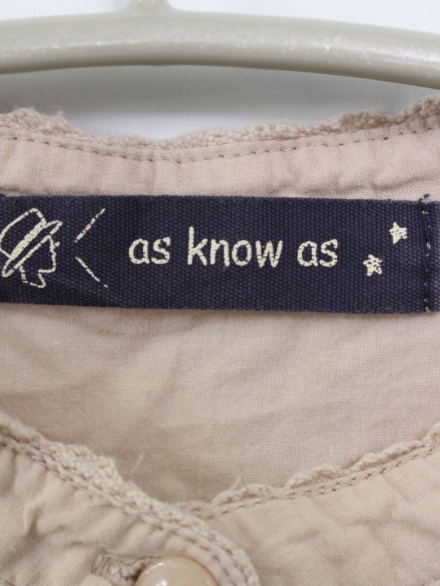 as know as/シャツ/ブラウス/トップス/ベージュ