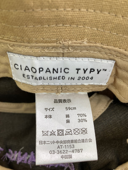 CIAOPANIC TYPY/チャオパニックティピー/バケットハット/帽子/ベージュ/59