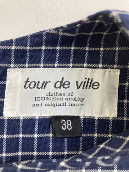 tour de ville/ワンピース/ワンピース/ドレス/ネイビー/38