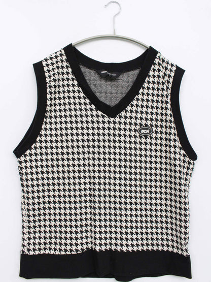 BASIC COTTON/ベスト/トップス/ホワイト