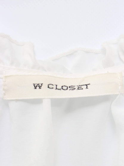 w closet/ダブルクローゼット/シャツ/ブラウス/トップス/ホワイト/F