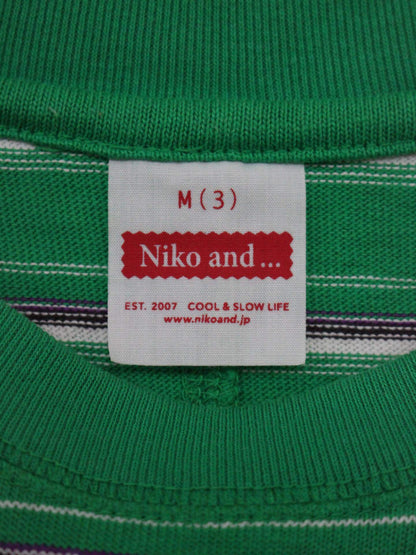 niko and .../ニコアンド/Tシャツ/カットソー/トップス/グリーン/M