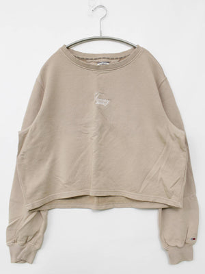 TOMMY JEANS/トミージーンズ/スウェット/トップス/ベージュ/S