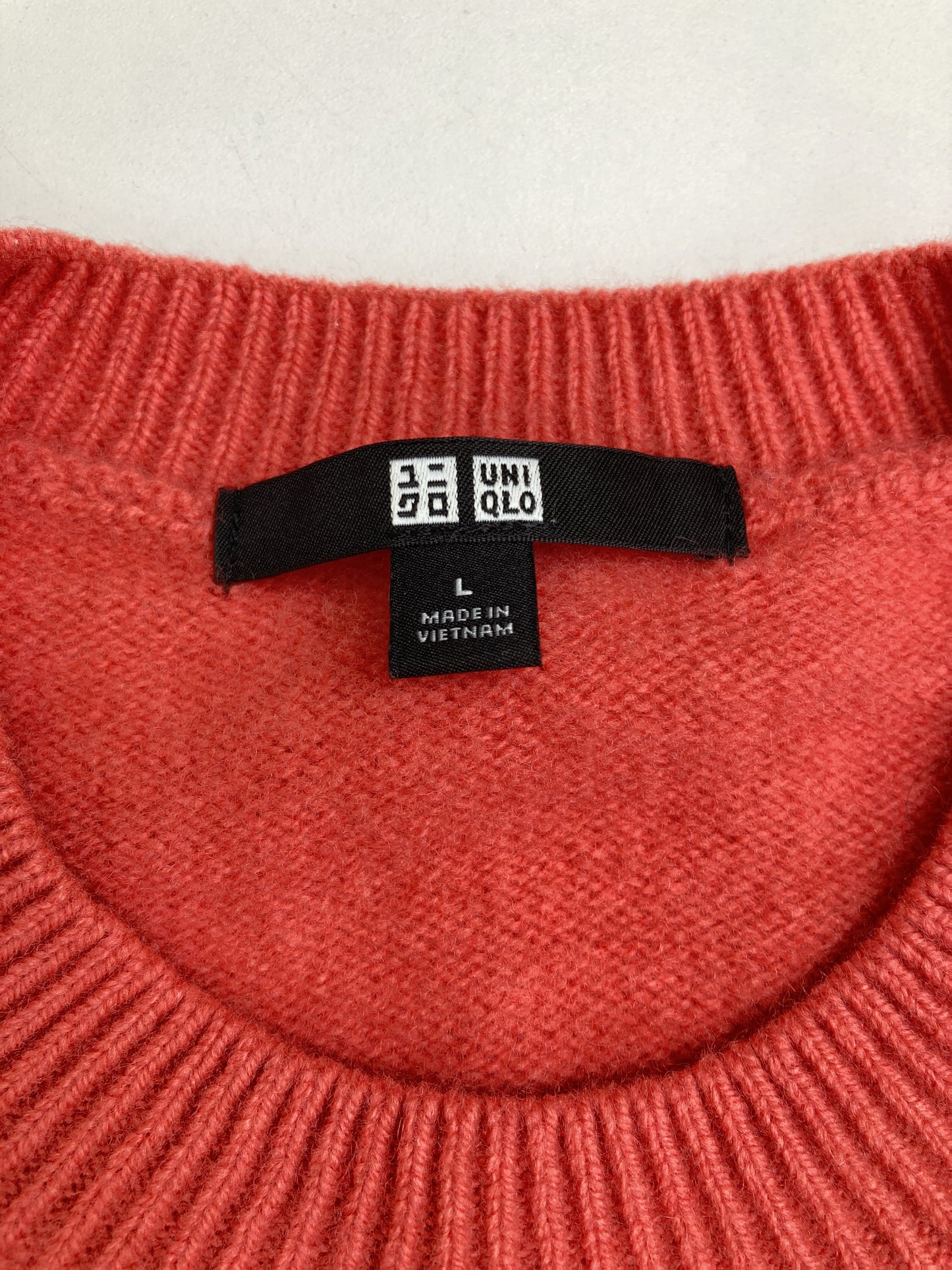 UNIQLO/ユニクロ/ニット/セーター/トップス/レッド/L