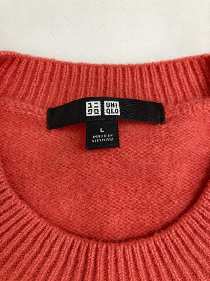 UNIQLO/ユニクロ/ニット/セーター/トップス/レッド/L