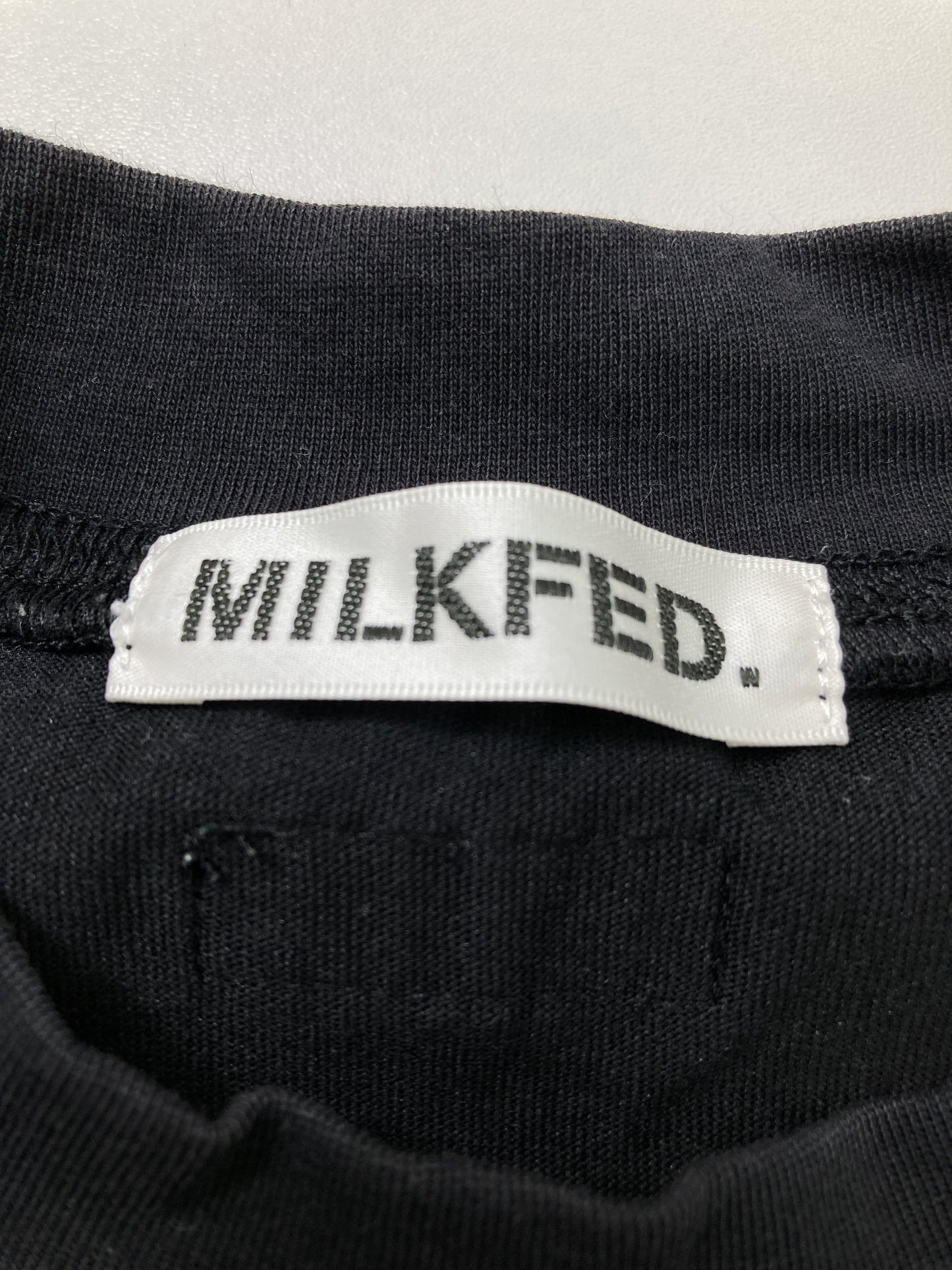 MILK FED./ミルクフェド/ノースリーブ/トップス/ブラック/ONE SIZE