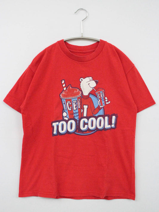 ICEE/Tシャツ/カットソー/トップス/レッド/M