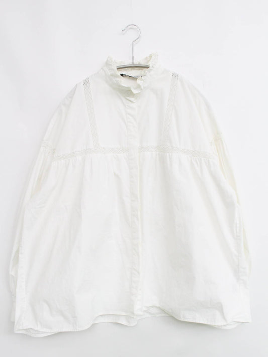ZARA/ザラ/シャツ/ブラウス/トップス/ホワイト/EUR S, USA S, MEX 26