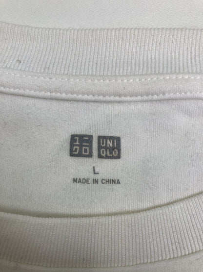 UNIQLO/ユニクロ/Tシャツ/カットソー/トップス/ホワイト/L