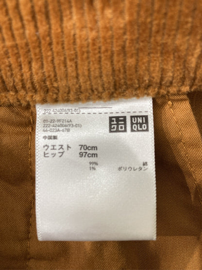 UNIQLO/ユニクロ/スカート/スカート/ブラウン/ウエスト70cm ヒップ97cm