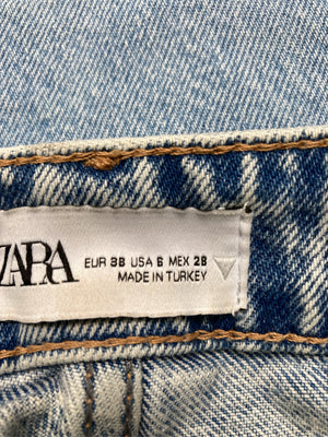 ZARA/ザラ/デニムパンツ/パンツ/スカイブルー/38/S