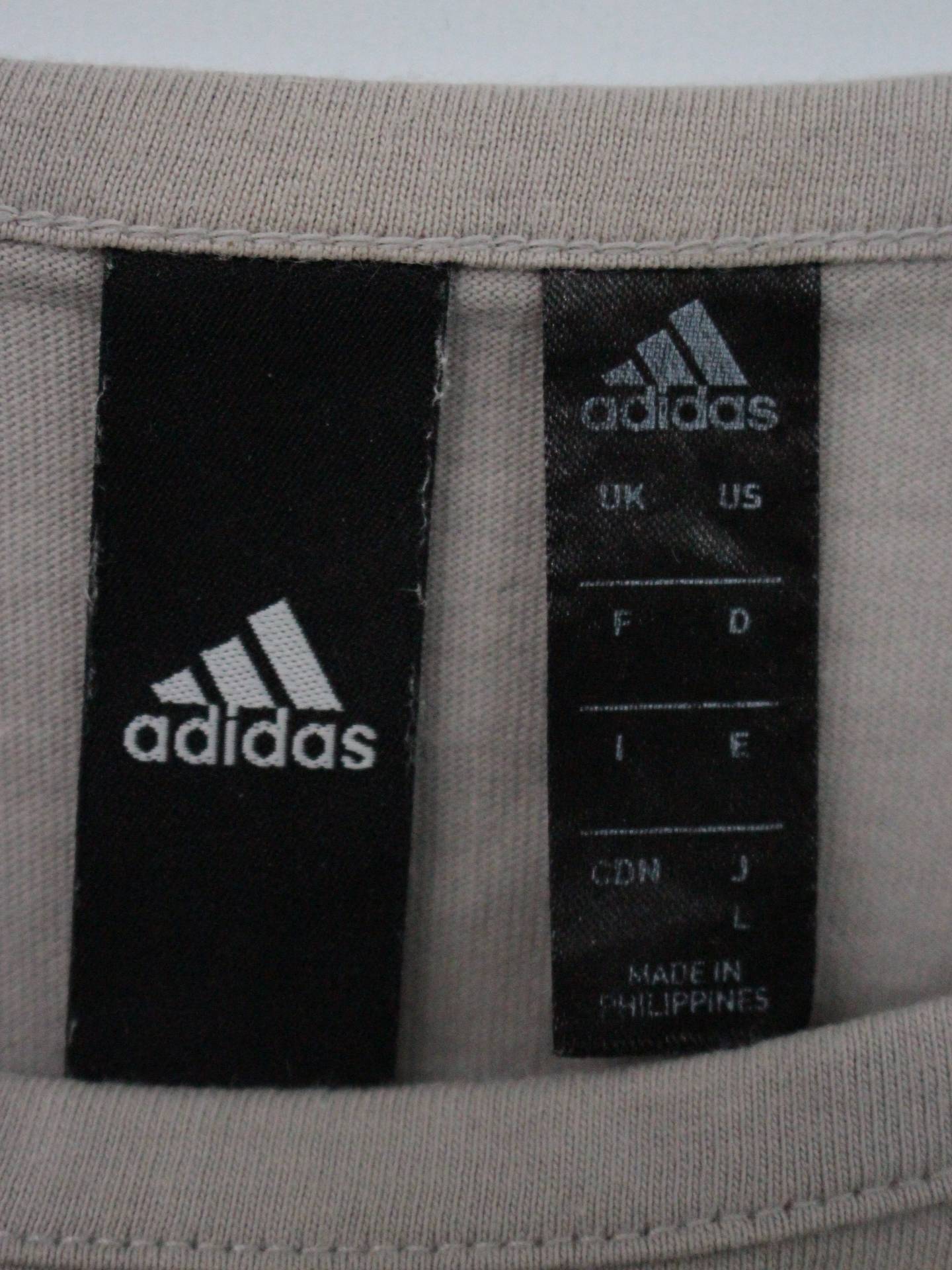 adidas/Tシャツ/カットソー/トップス/グレー/L