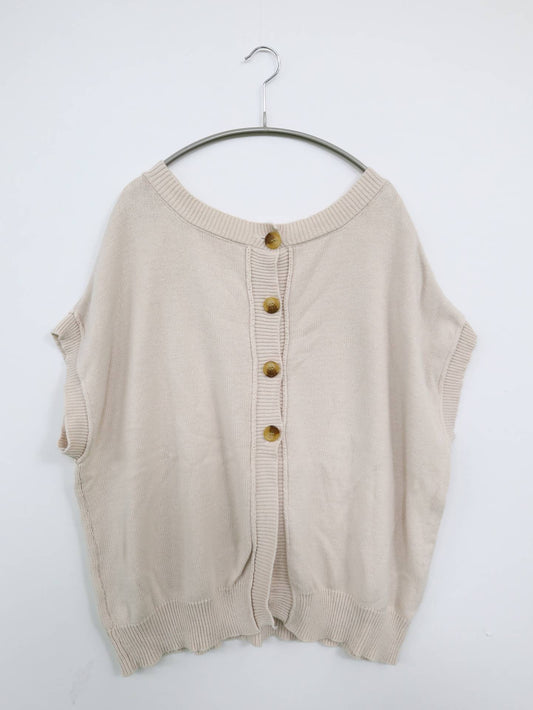 カーディガン/ボレロ/トップス/ベージュ/L