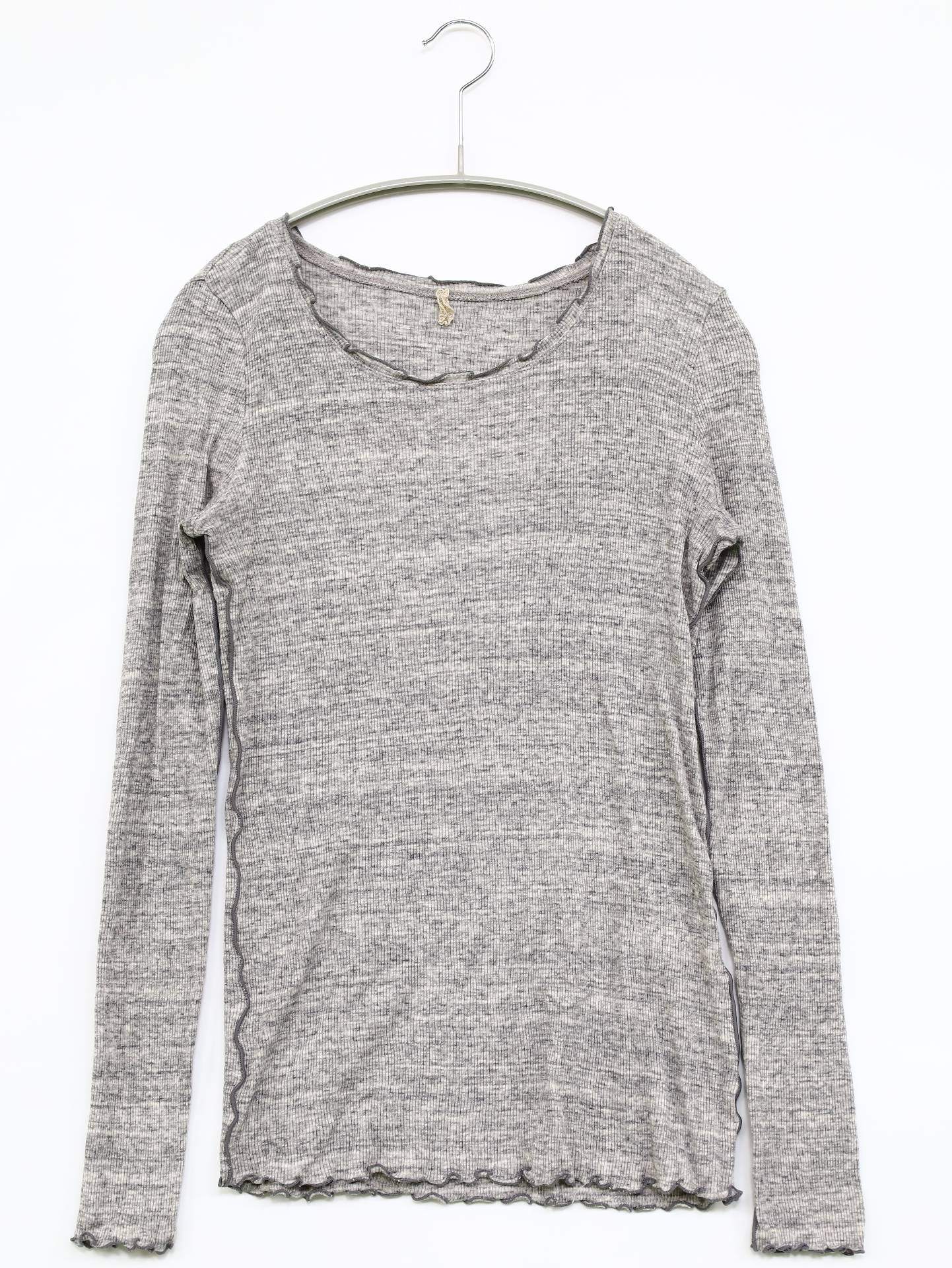 Tシャツ/カットソー/トップス/グレー/2