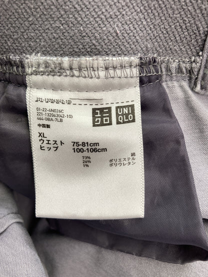 UNIQLO/ユニクロ/スラックス/パンツ/グレー/XL