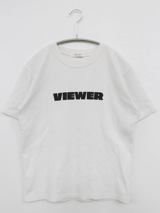 OPEN RUN/Tシャツ/カットソー/トップス/ホワイト
