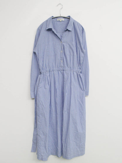 grove/グローブ/シャツワンピース/ワンピース/ドレス/ブルー/M