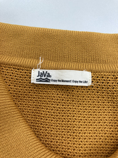 JaVa/ジャバ/ニット/セーター/トップス/イエロー/M