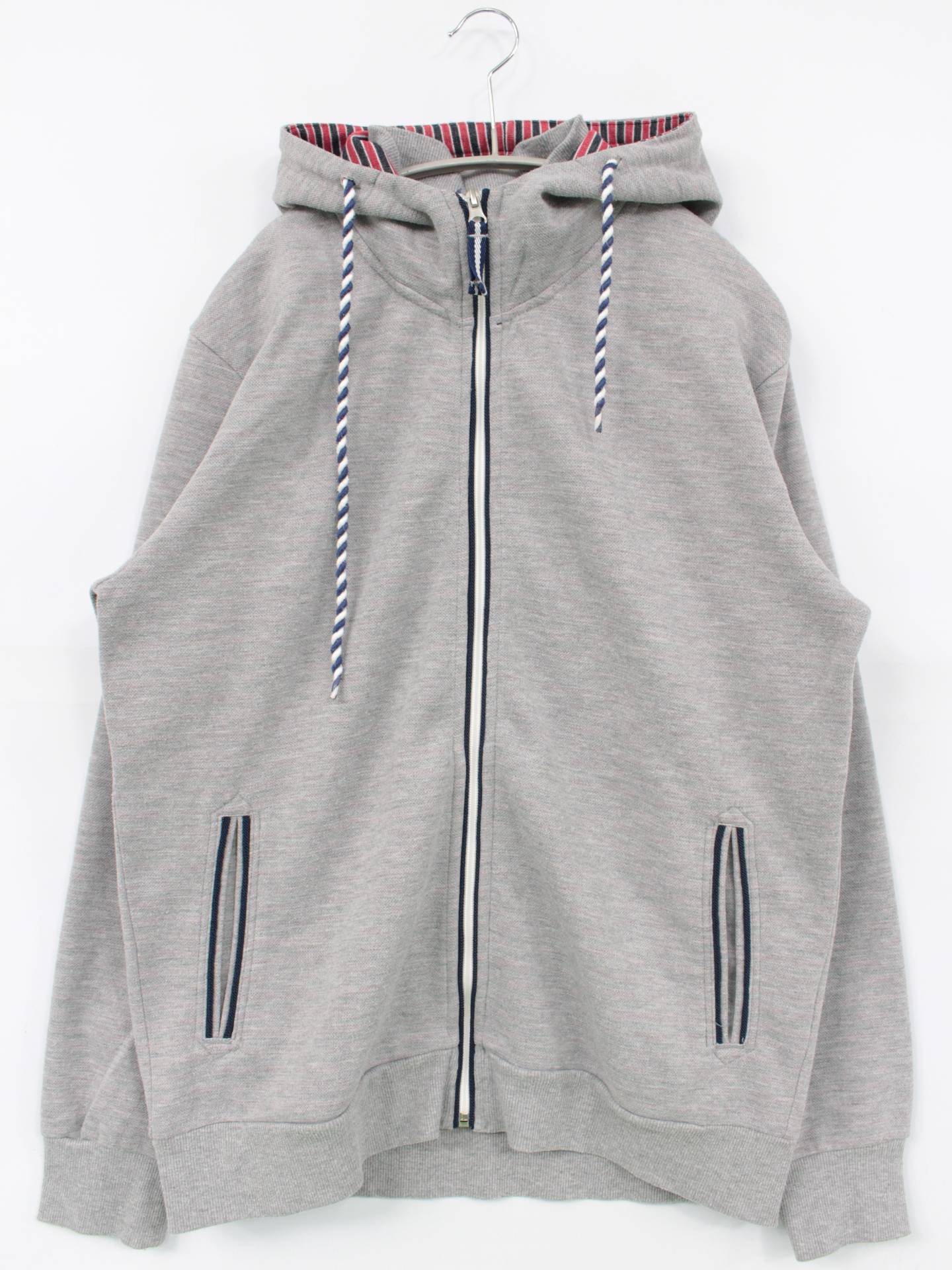 TAKA-Q/パーカー/トップス/グレー/L