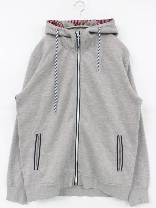 TAKA-Q/パーカー/トップス/グレー/L