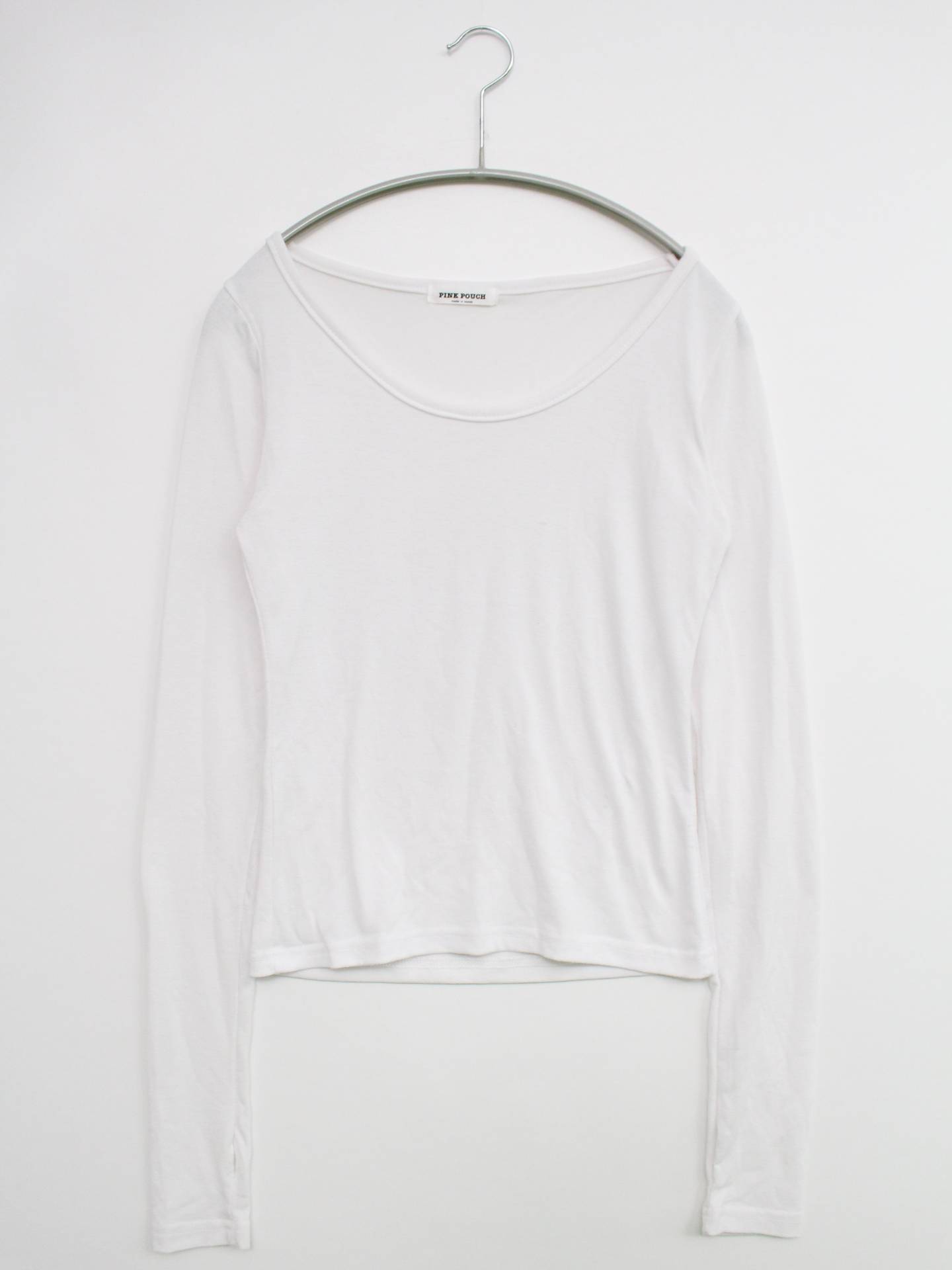 PINK POUCH/Tシャツ/カットソー/トップス/ホワイト