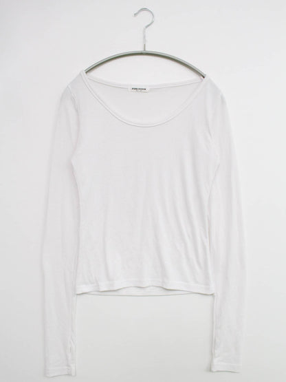 PINK POUCH/Tシャツ/カットソー/トップス/ホワイト