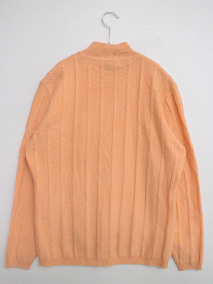 ニット/セーター/トップス/オレンジ