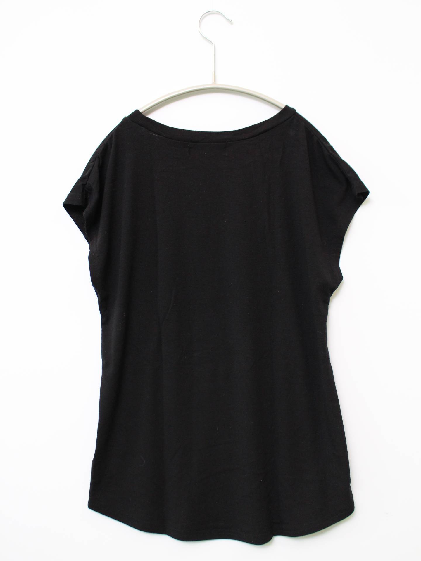 Tシャツ/カットソー/トップス/ブラック/M