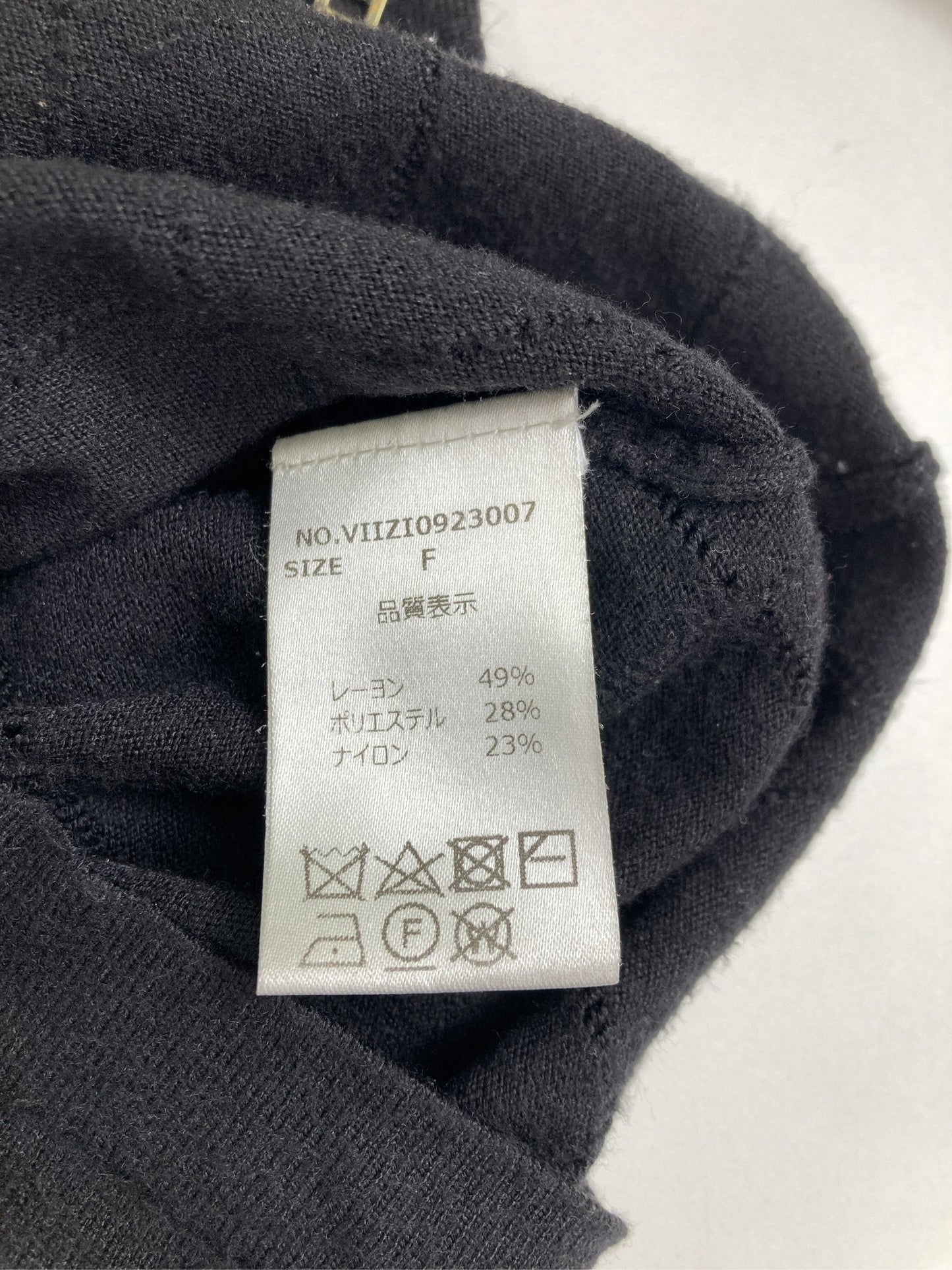 VIOLETTA/ヴァオレッタ/ニット/セーター/トップス/ブラック/F