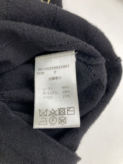 VIOLETTA/ヴァオレッタ/ニット/セーター/トップス/ブラック/F