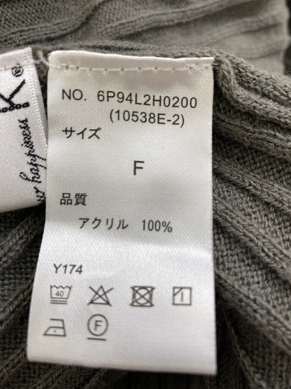 K/カーディガン/ボレロ/トップス/カーキ/F