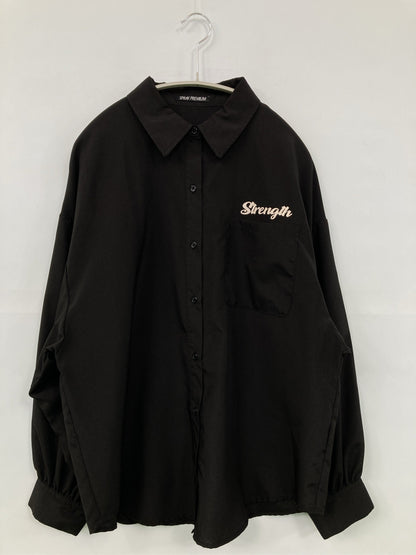 SPRAY PREMIUM/スプレイプレミアム/シャツ/ブラウス/トップス/ブラック/F