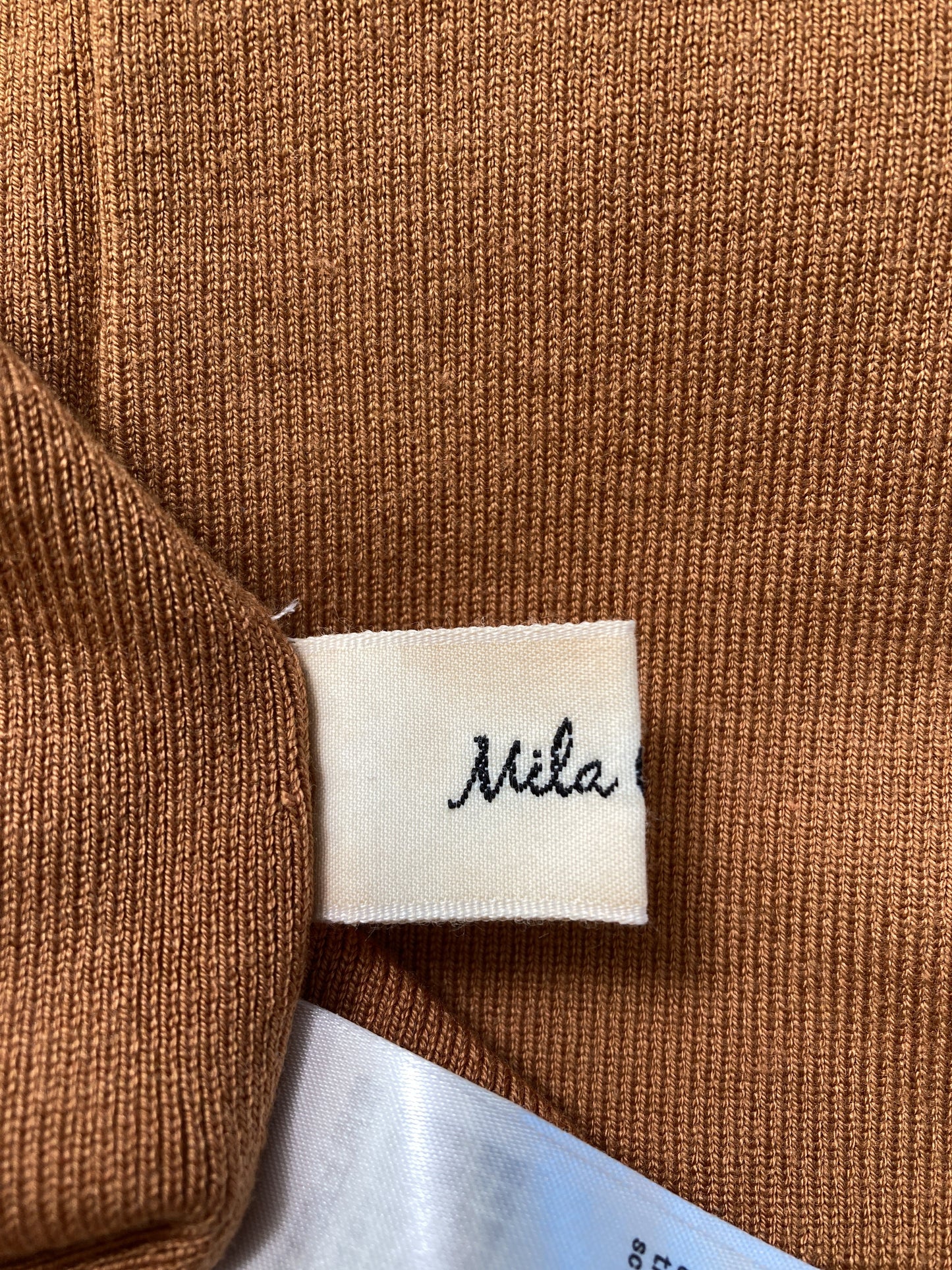 Mila Owen/ミラオーウェン/カーディガン/ボレロ/トップス/ブラウン/0