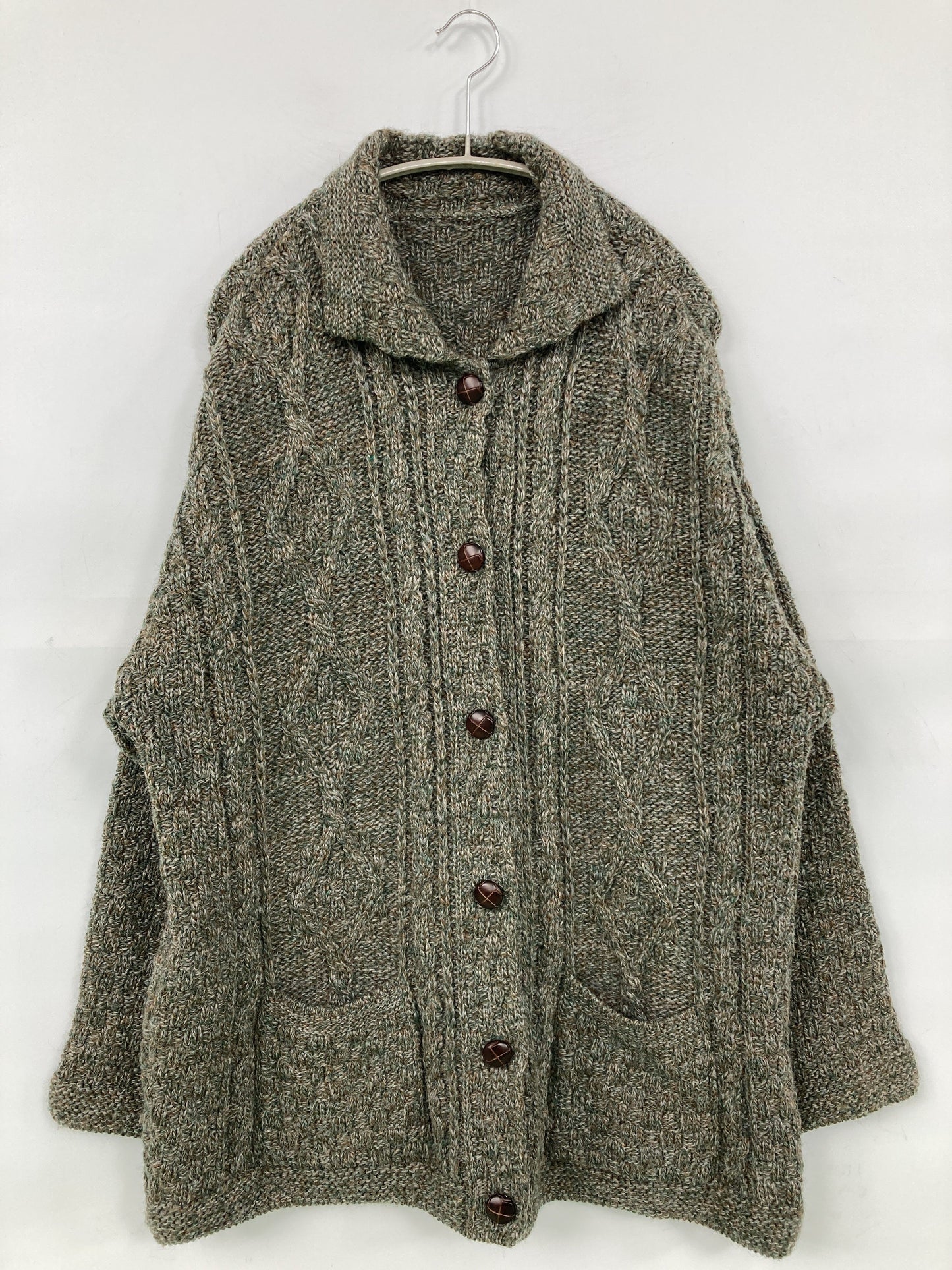 カーディガン/ボレロ/トップス/グレー