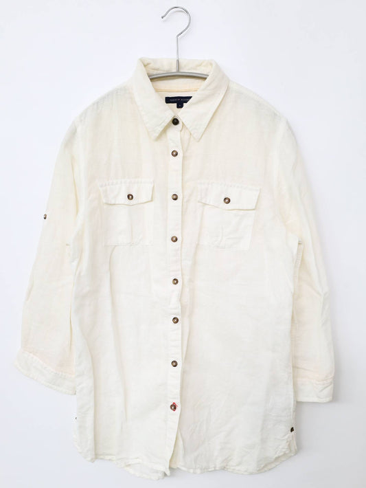 TOMMY HILFIGER/トミーヒルフィガー/シャツ/ブラウス/トップス/アイボリー/6