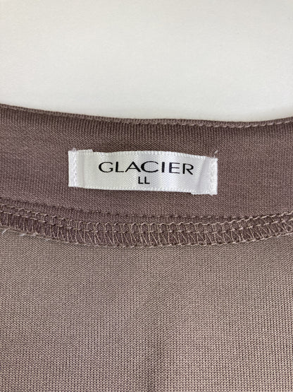 GLACIER/グラシア/Tシャツ/カットソー/トップス/ブラウン/LL