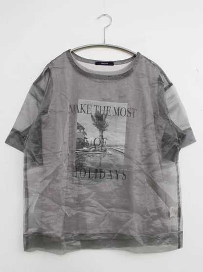 Grand PARK/Tシャツ/カットソー/トップス/グレー/M