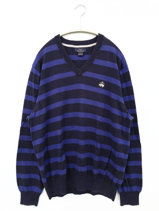 BROOKS BROTHERS/ニット/セーター/トップス/パープル/L