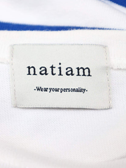 natiam/Tシャツ/カットソー/トップス/ホワイト