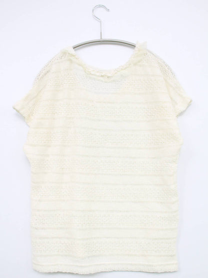 Noble Coton/Tシャツ/カットソー/トップス/アイボリー/M