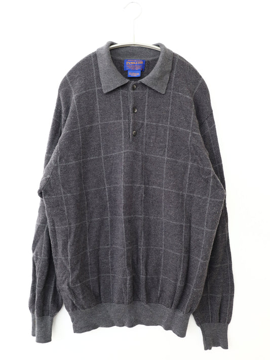 PENDLETON/ペンドルトン/ニット/セーター/トップス/グレー/M