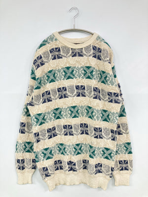 tony lambert/ニット/セーター/トップス/ホワイト/XL